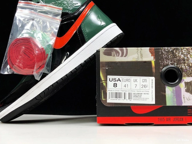 Team SoleFly High x Jordan Air 1 Orange-Fir AV3905-038 Black Retro OG 0816